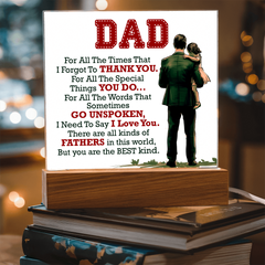 Thank You Dad - Acrylic Square